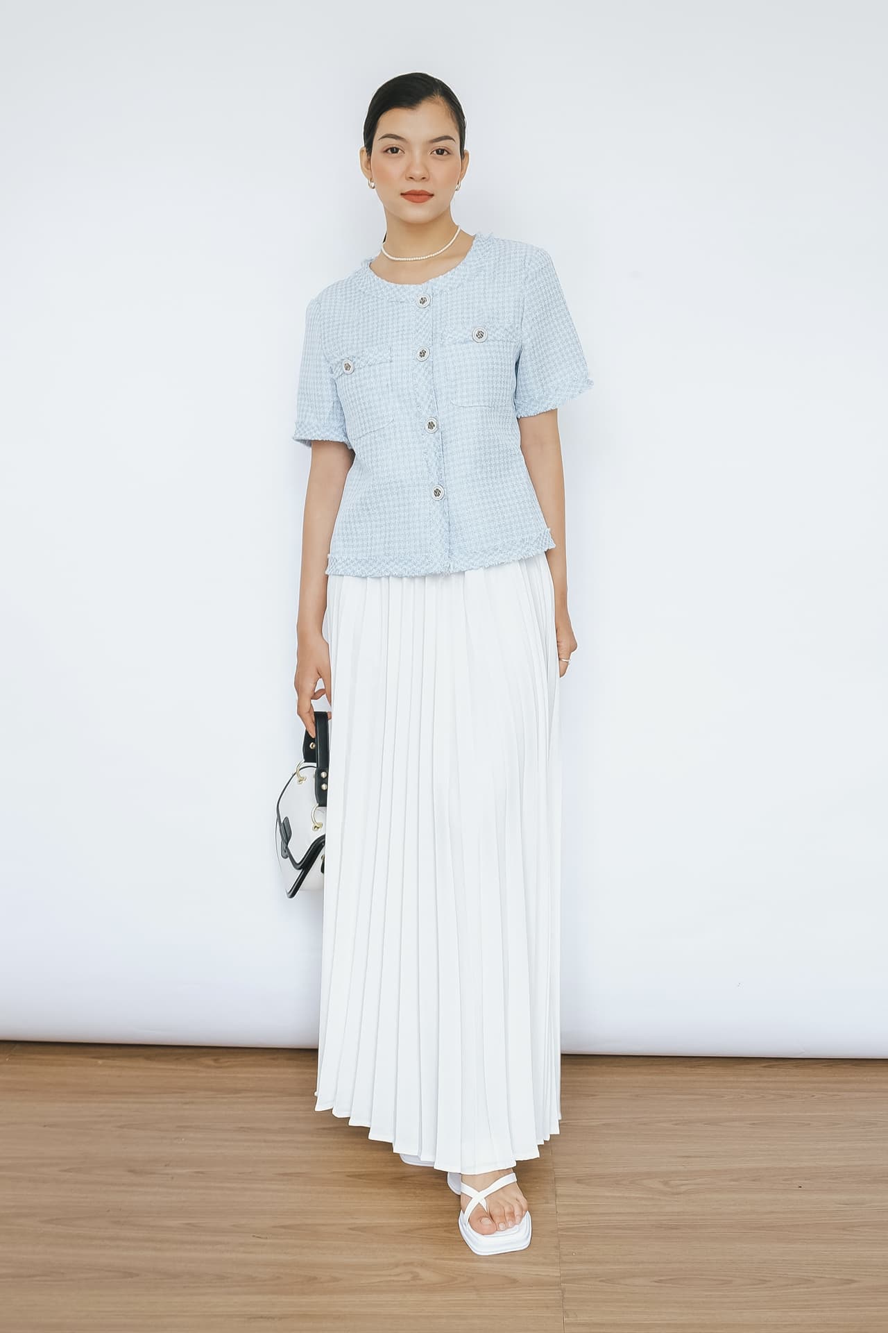 JACINÉ MAXI SKIRT WHITE