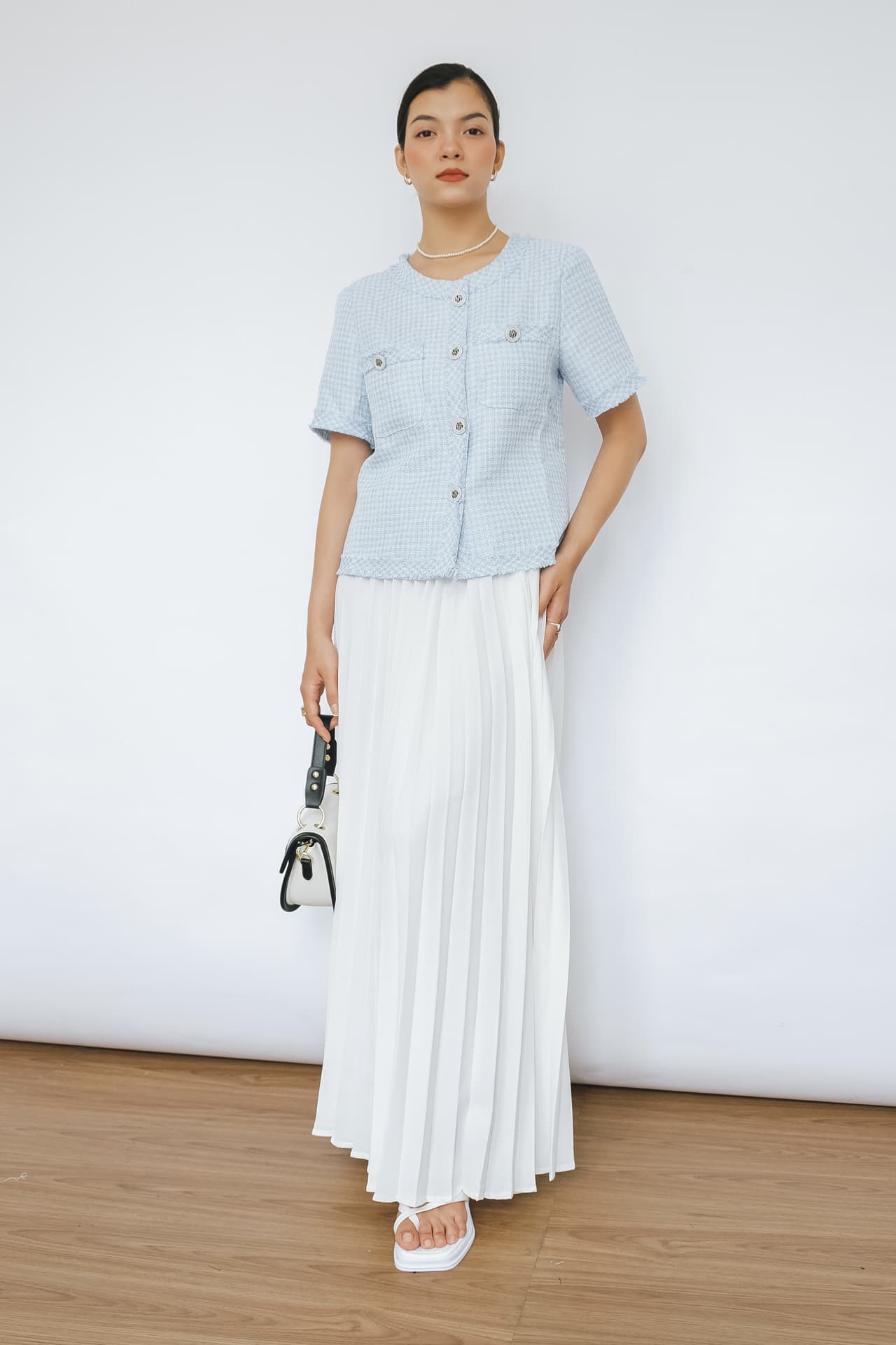 JACINÉ MAXI SKIRT WHITE