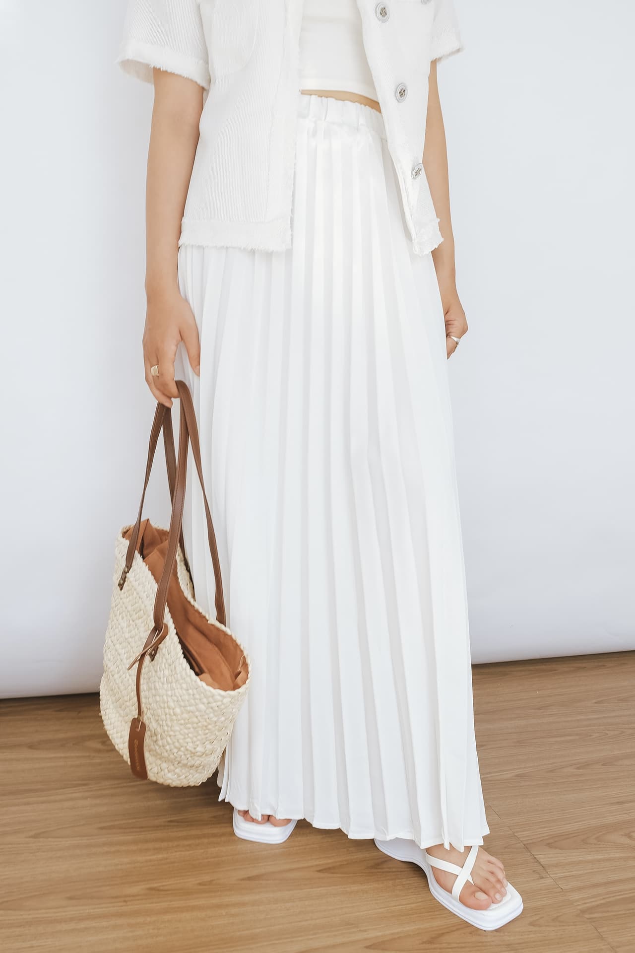 JACINÉ MAXI SKIRT WHITE
