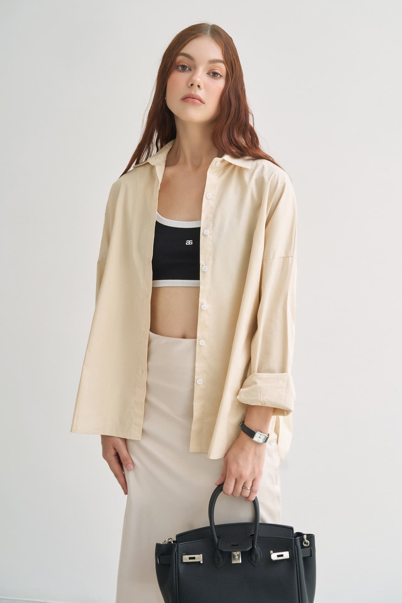 MELLO TORN OVERSIZE SHIRT