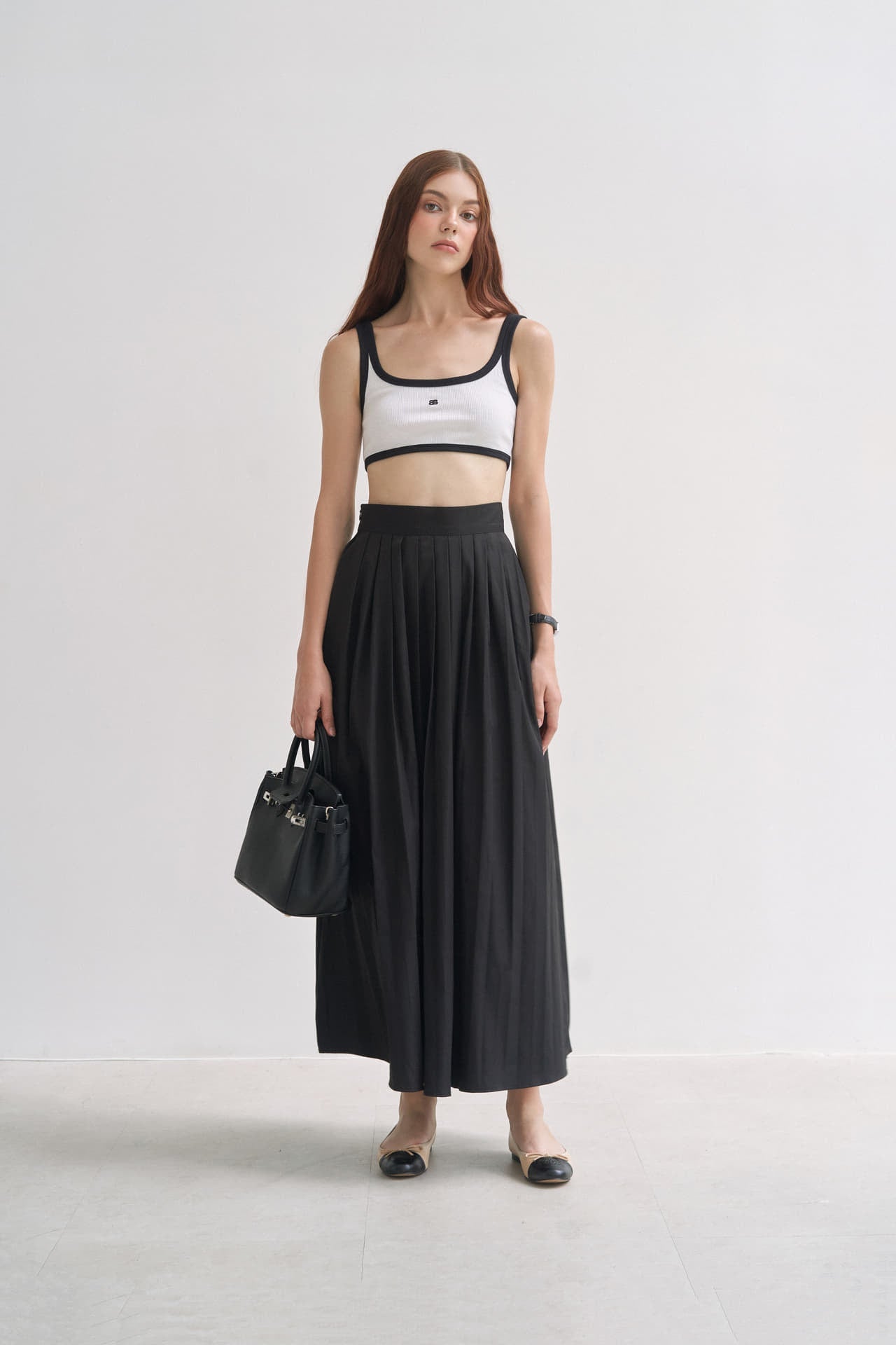JACINÉ MAXI SKIRT CHARCOAL