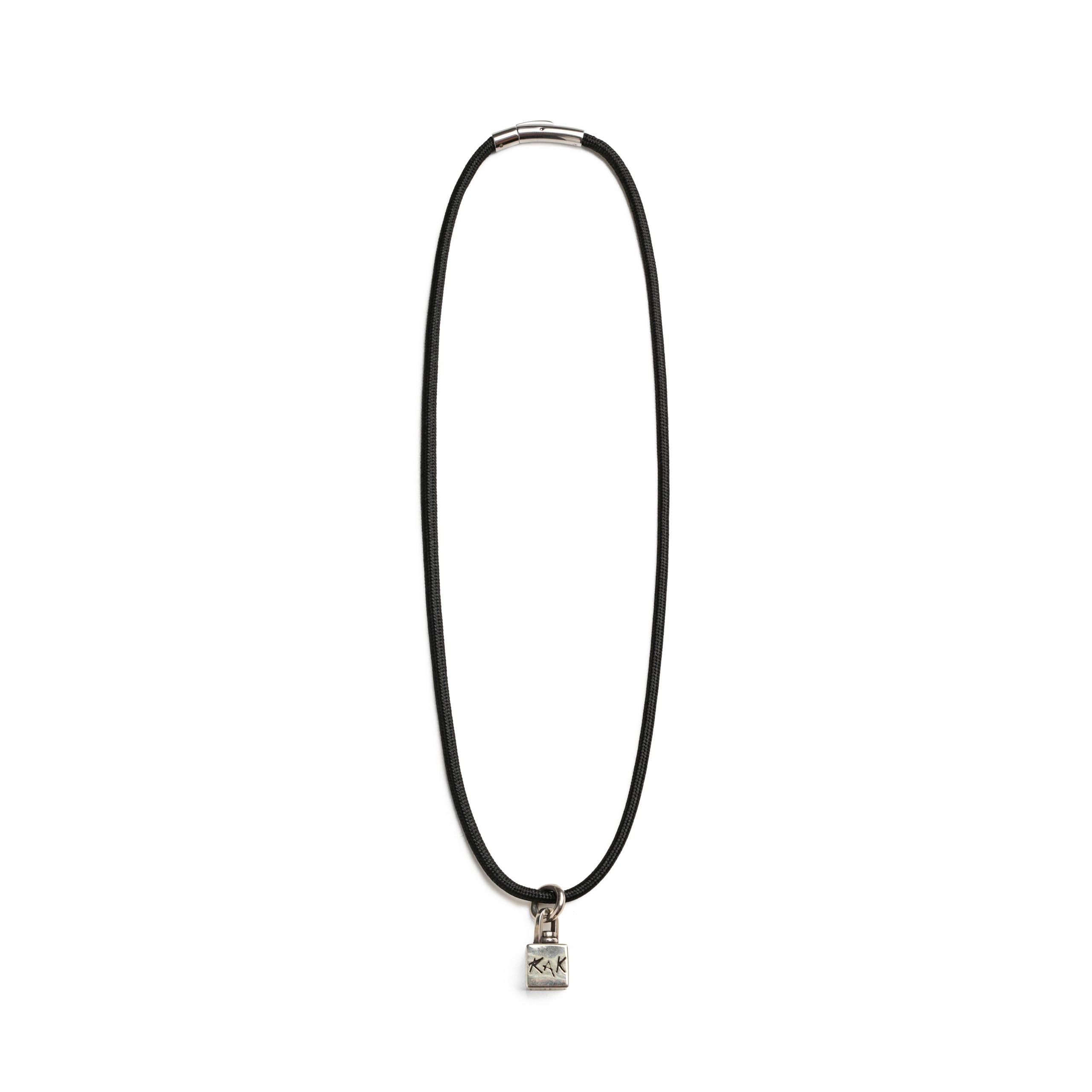 4-Dimensional Cube Silver Pendant