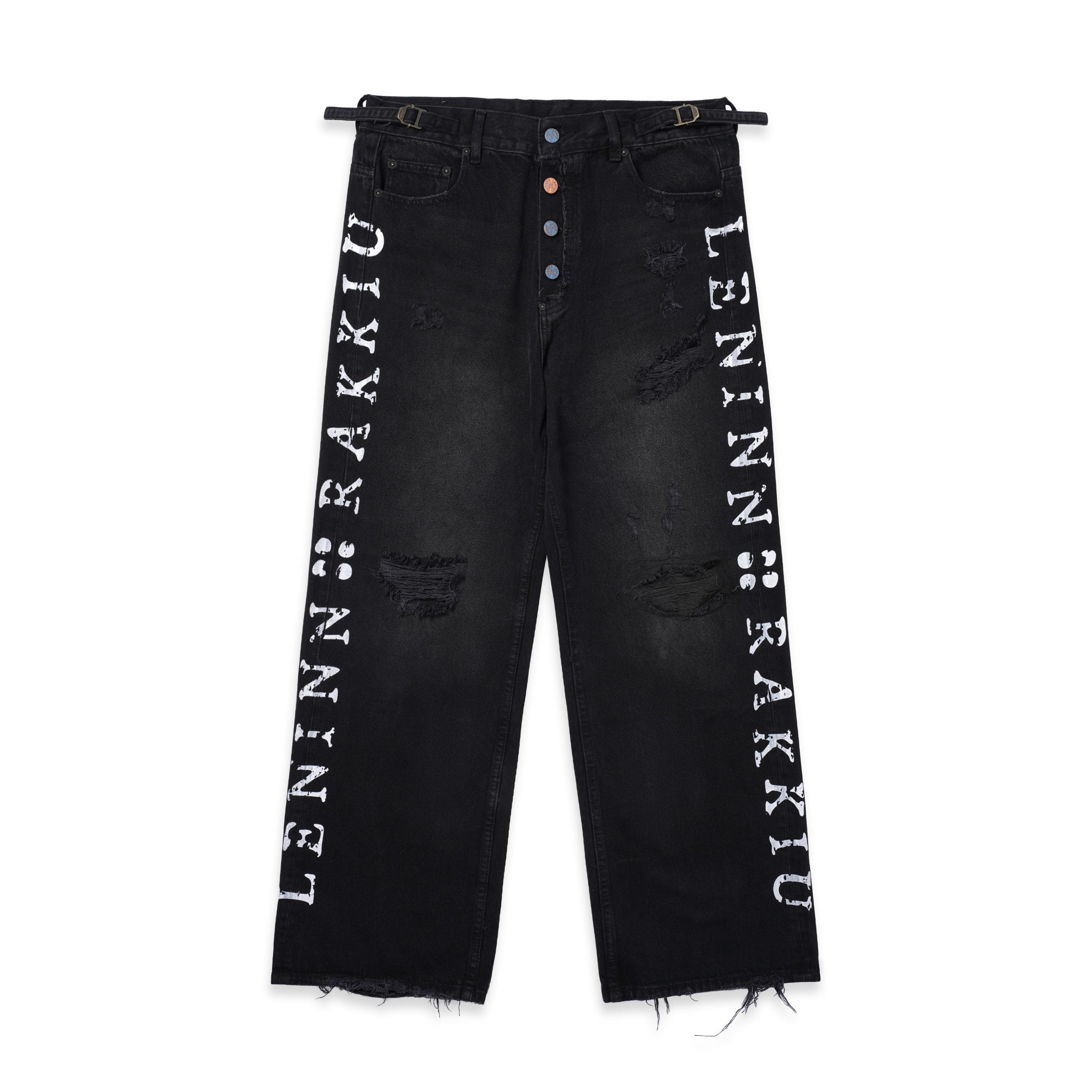 4-Hole Puncher Denim Jeans