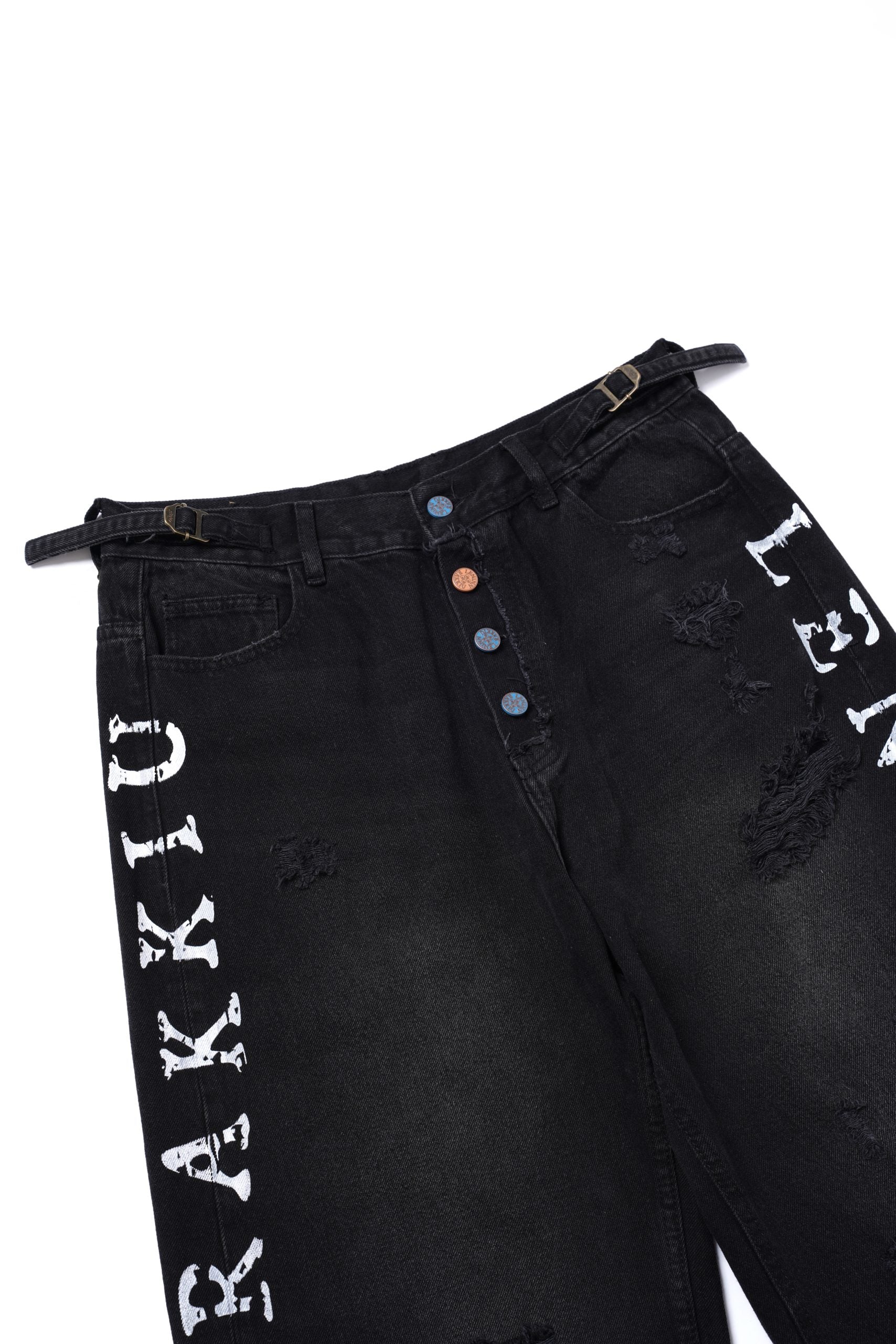 4-Hole Puncher Denim Jeans