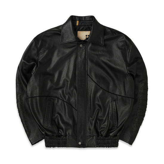 4-Hole Puncher Leather Jacket
