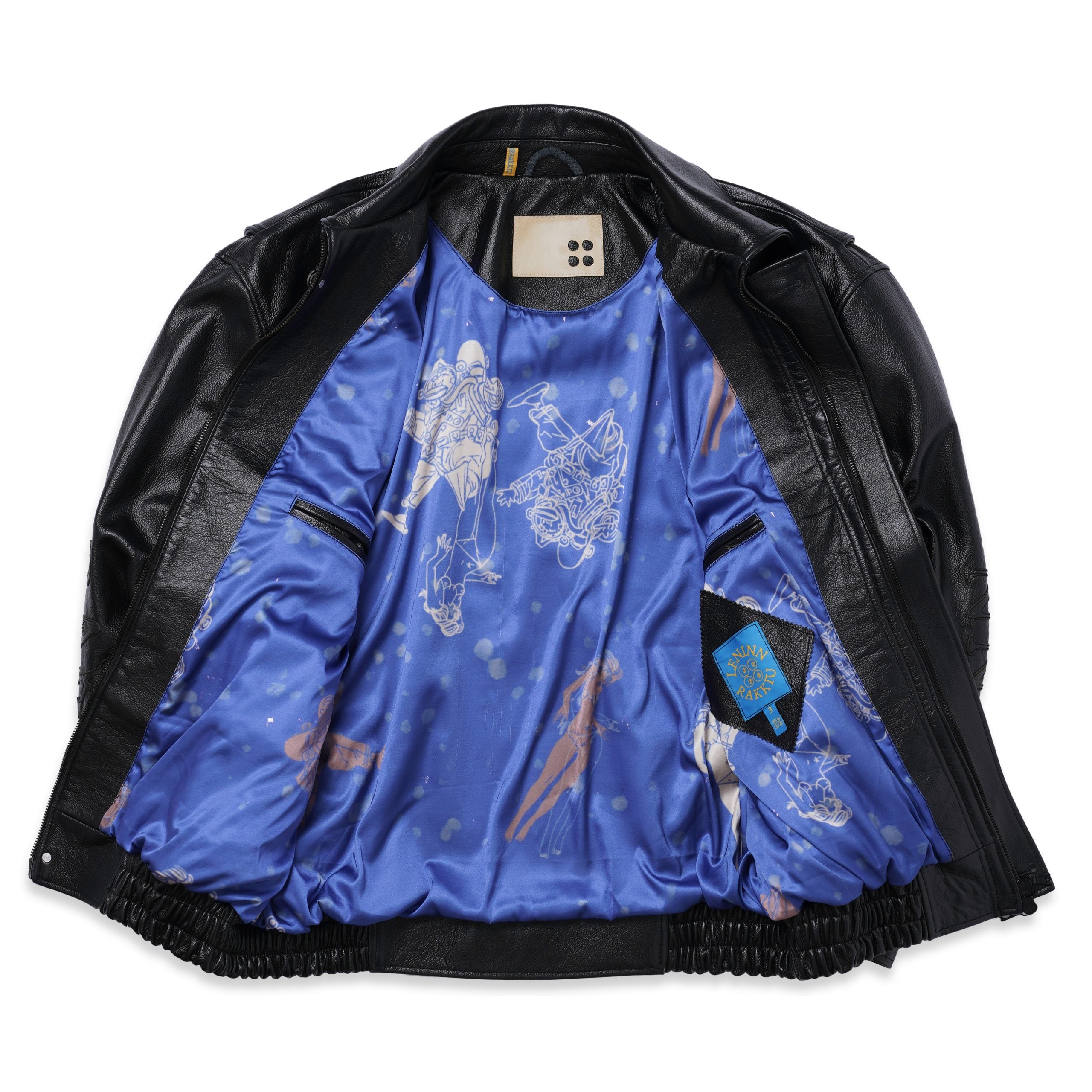 4-Hole Puncher Leather Jacket