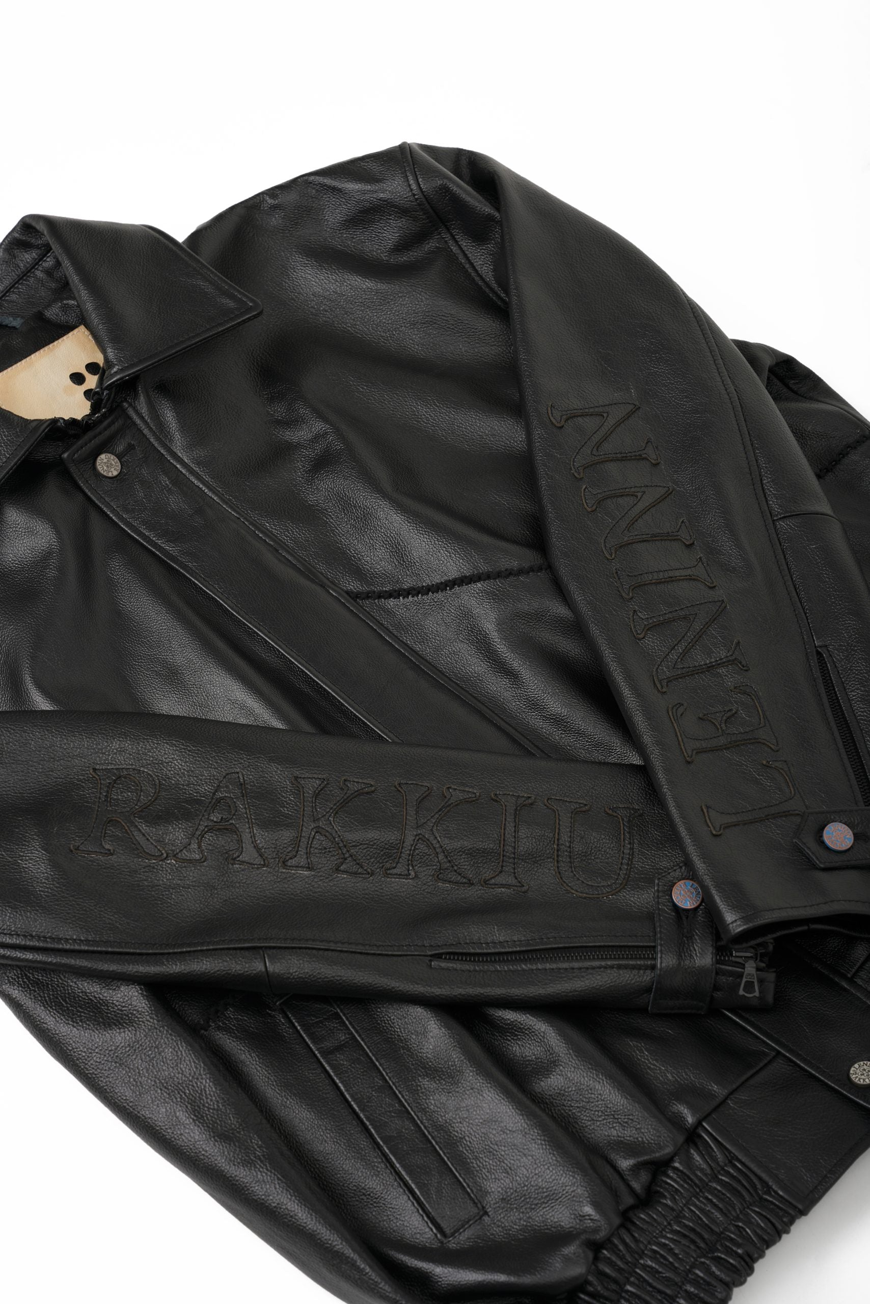 4-Hole Puncher Leather Jacket