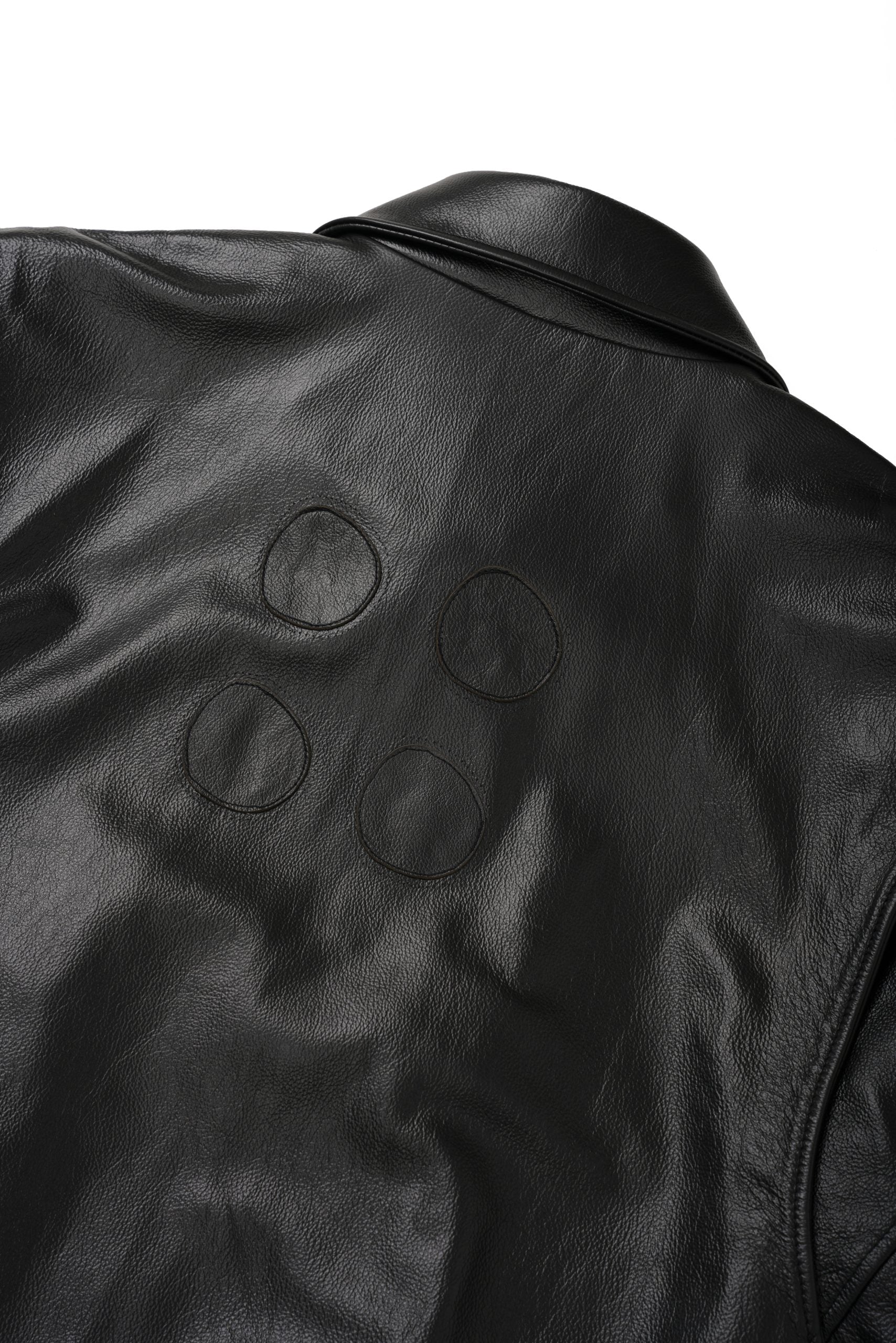 4-Hole Puncher Leather Jacket