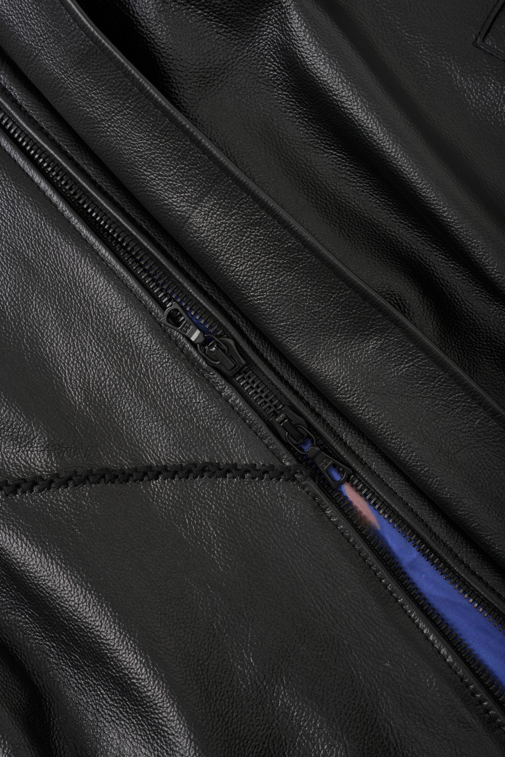 4-Hole Puncher Leather Jacket