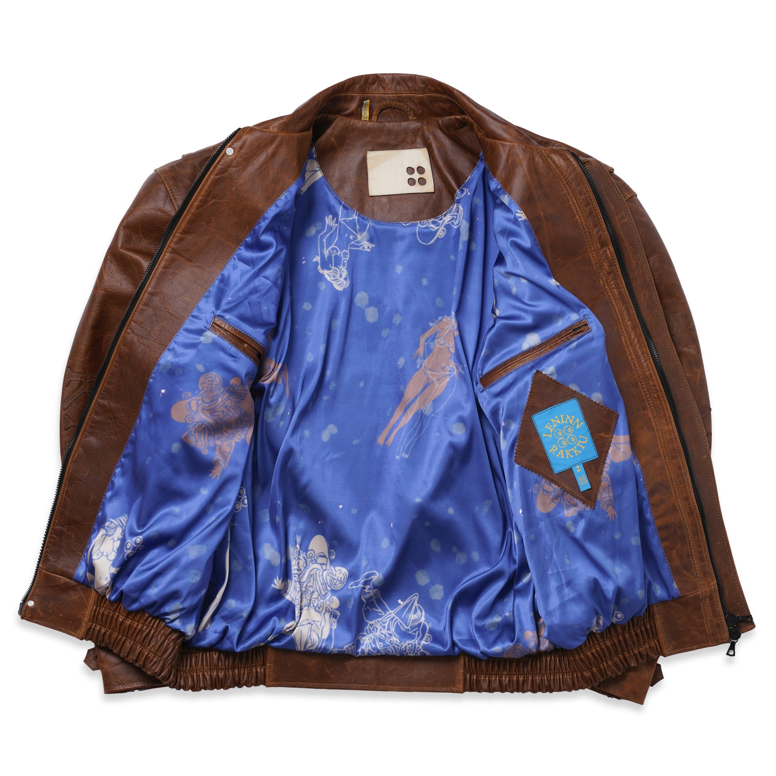 4-Hole Puncher Leather Jacket