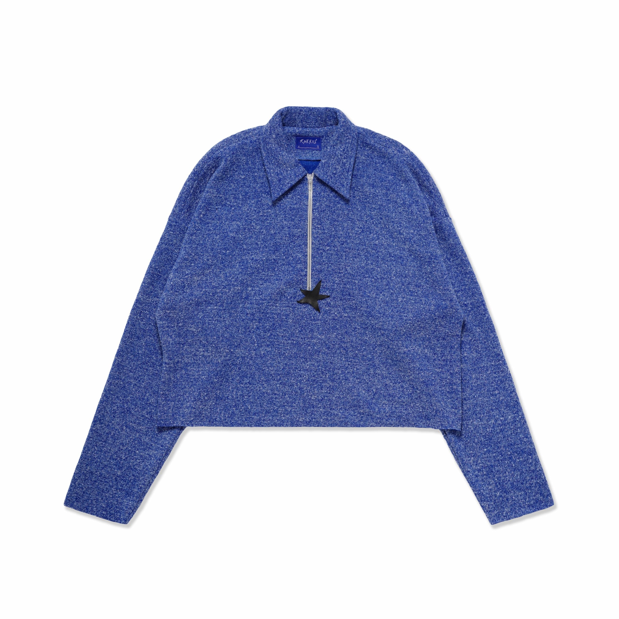 Blue Star Cropped Knitwear