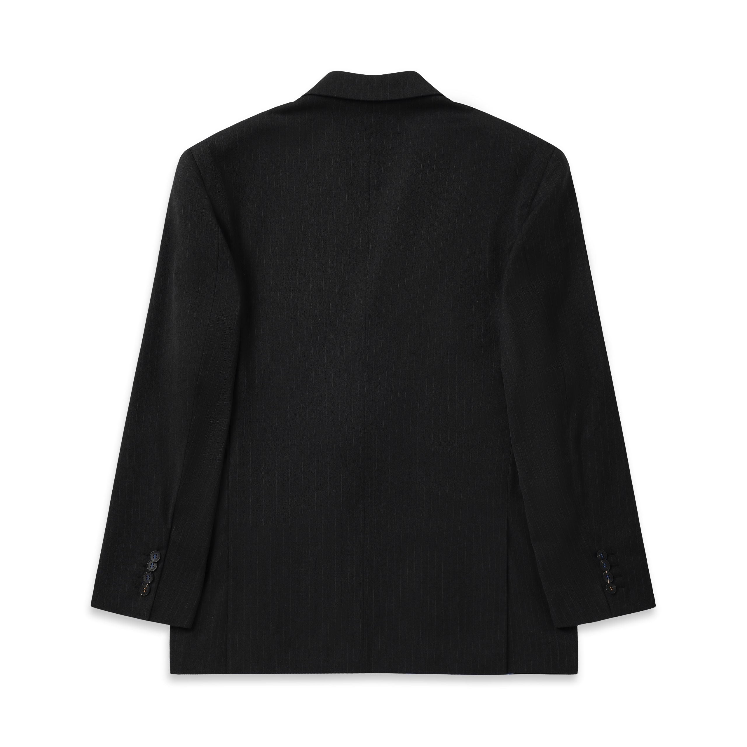 Classic Striped Oversized Blazer