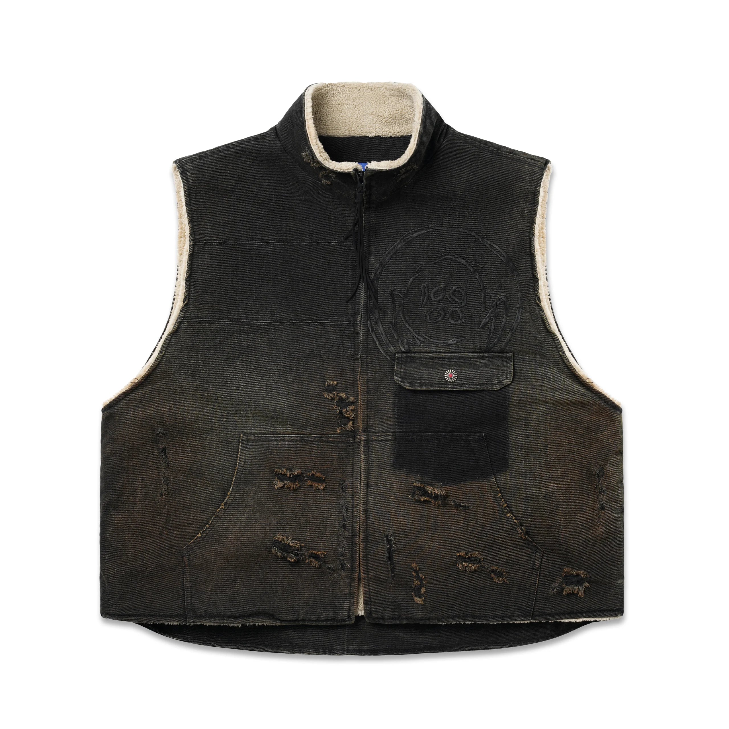 SAI Washed Denim Vest