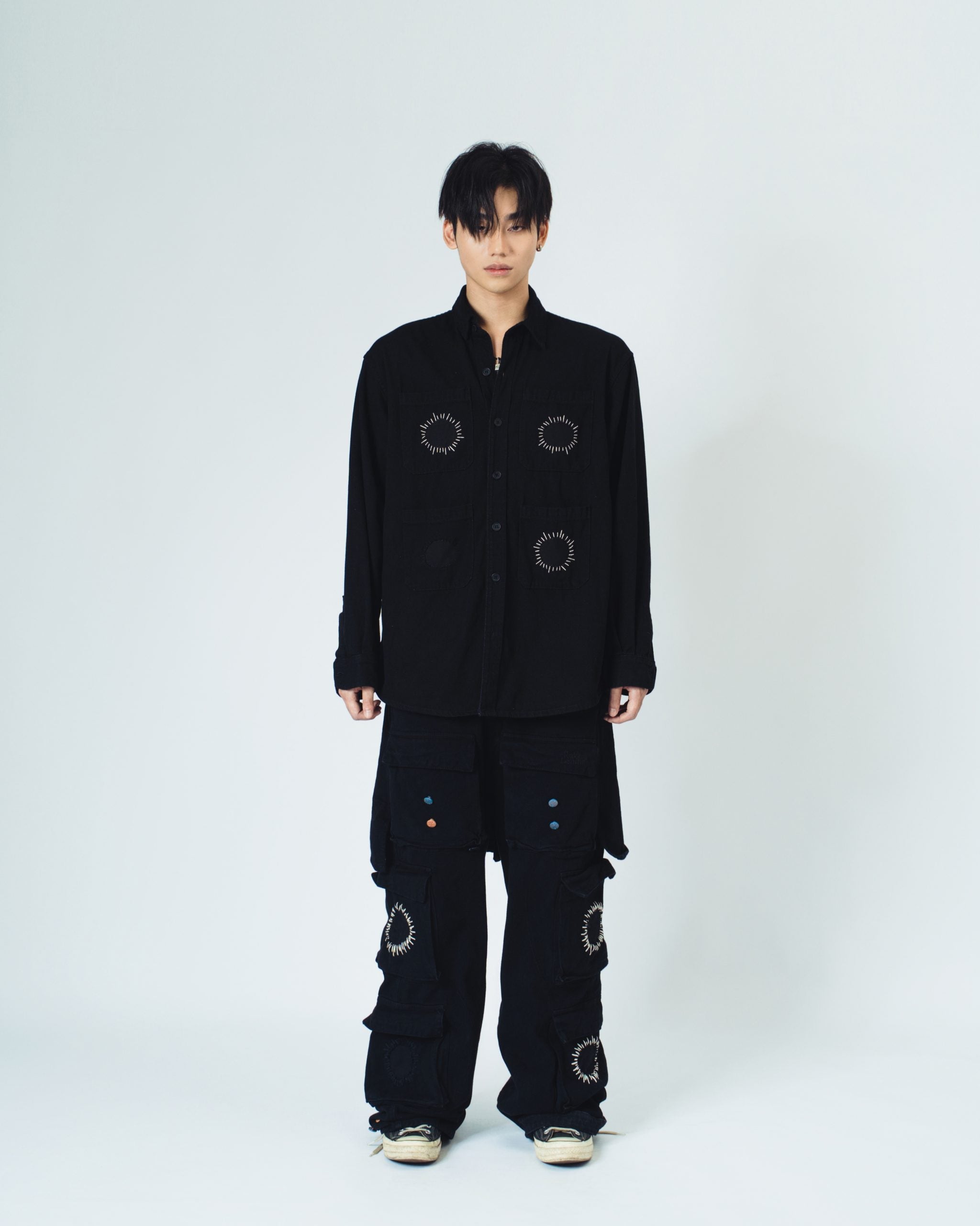 4-Hole Puncher Denim Shirt