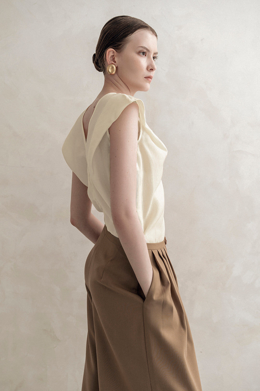 Calla Top Beige