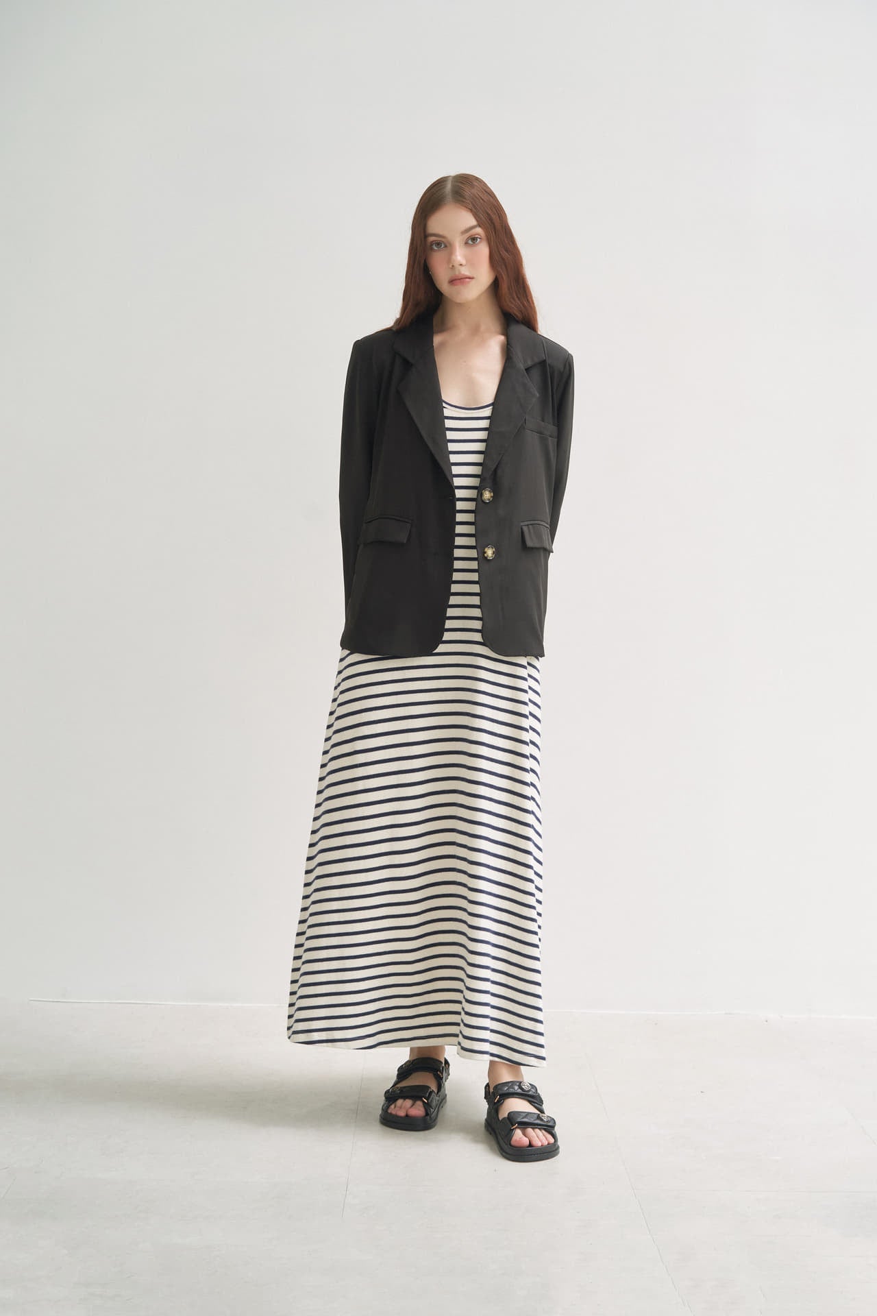 SANDORI STRIPED DRESS