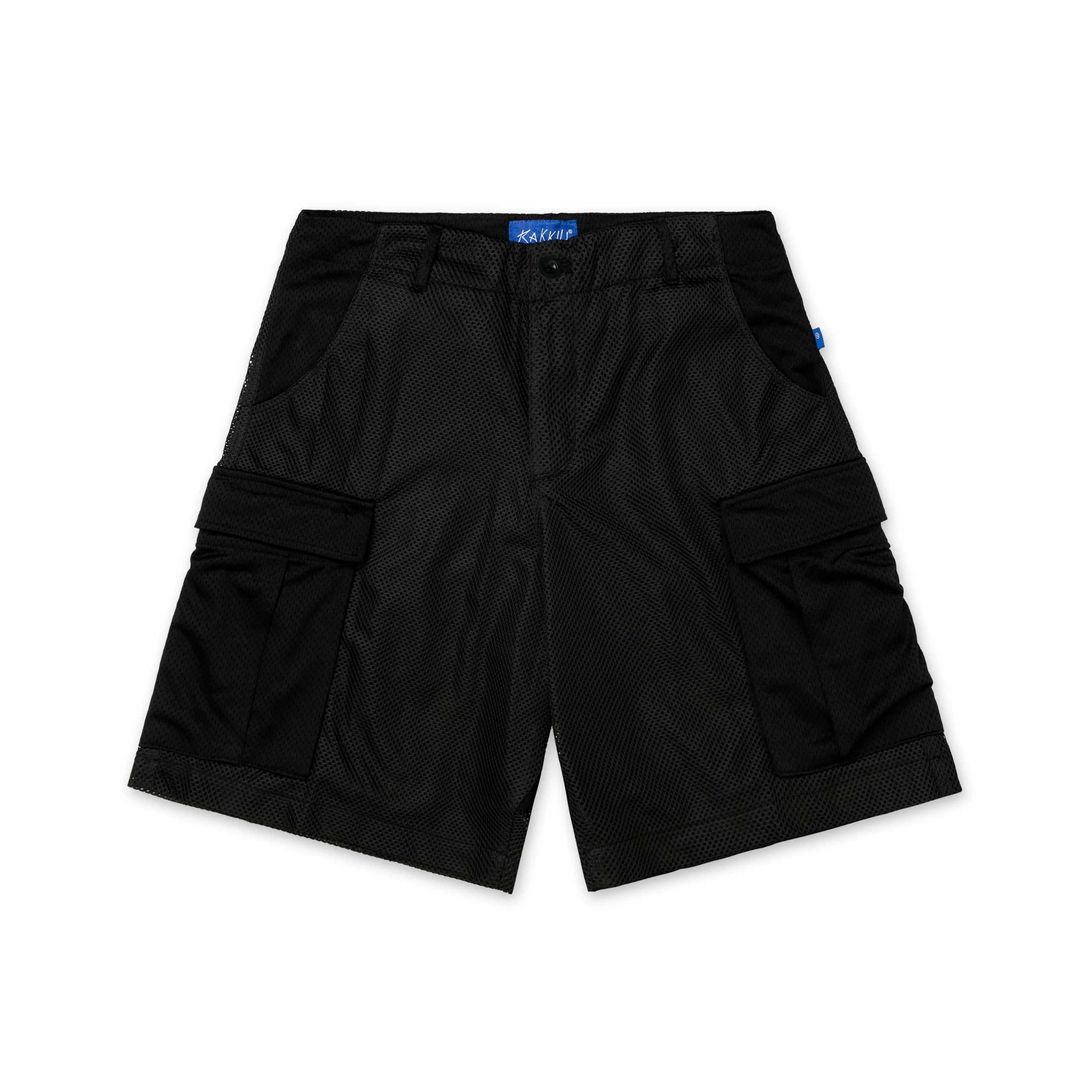 DREAMS Black Mesh Cargo Shorts