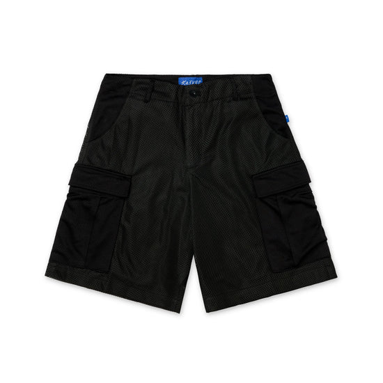 DREAMS Black Mesh Cargo Shorts
