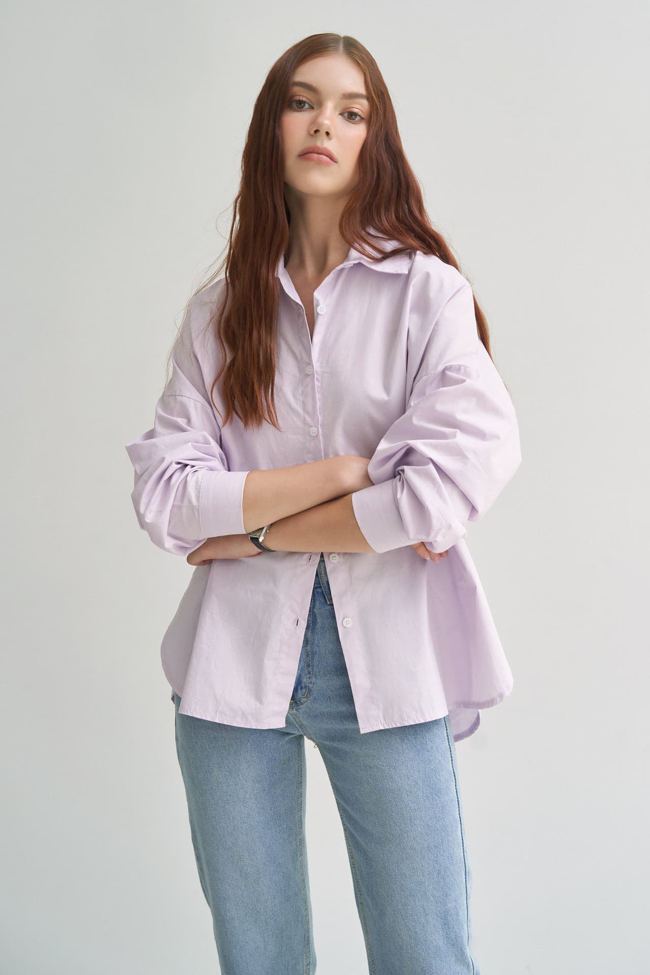 MELLO TORN OVERSIZE SHIRT