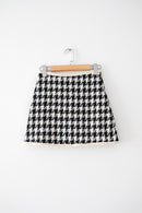 HOUNDE POINT CHECK MINI SKIRT
