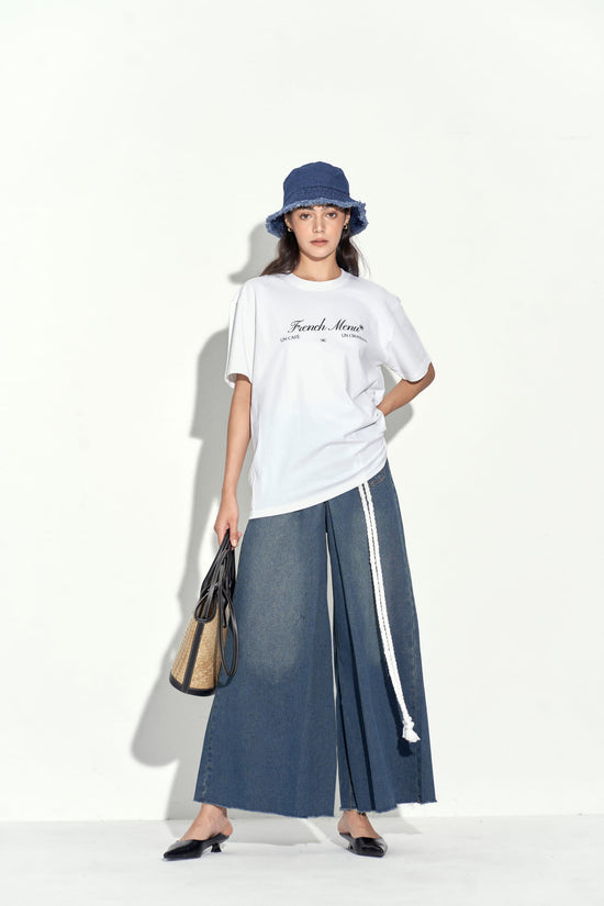 FRENCH MENU TEE
