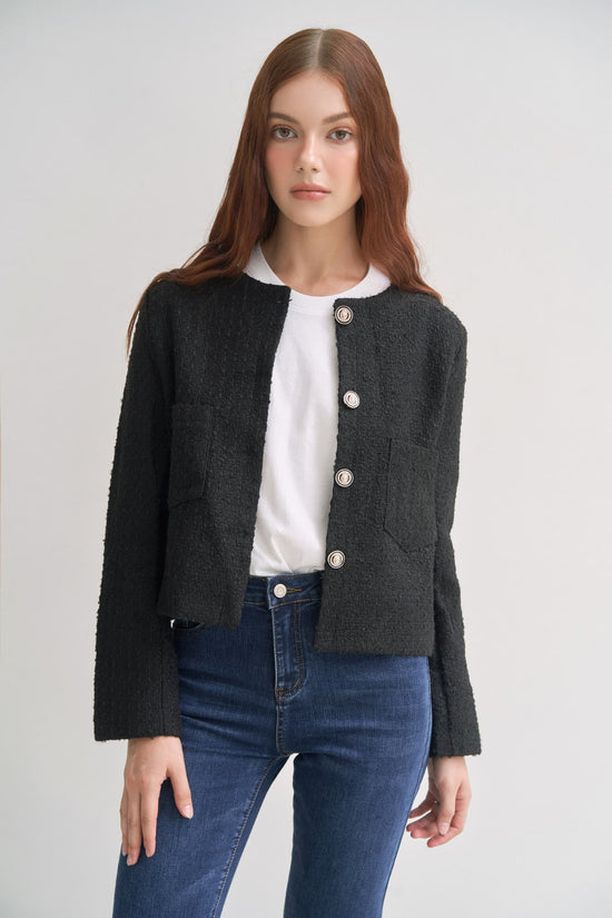 BASIC TWEED JACKET