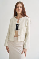 BASIC TWEED JACKET