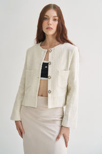 BASIC TWEED JACKET