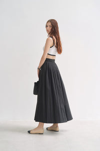 JACINÉ MAXI SKIRT CHARCOAL