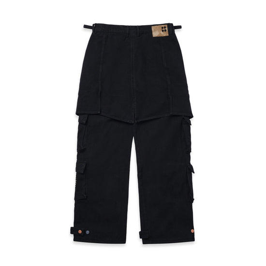 4-Hole Puncher Denim Cargo Pants