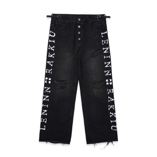 4-Hole Puncher Denim Jeans