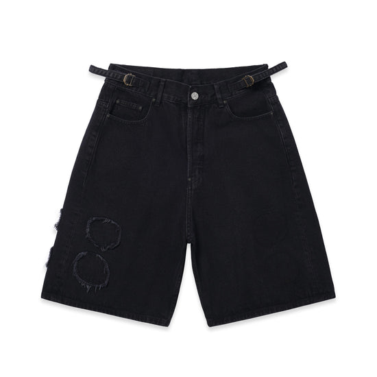 4-Hole Puncher Denim Shorts