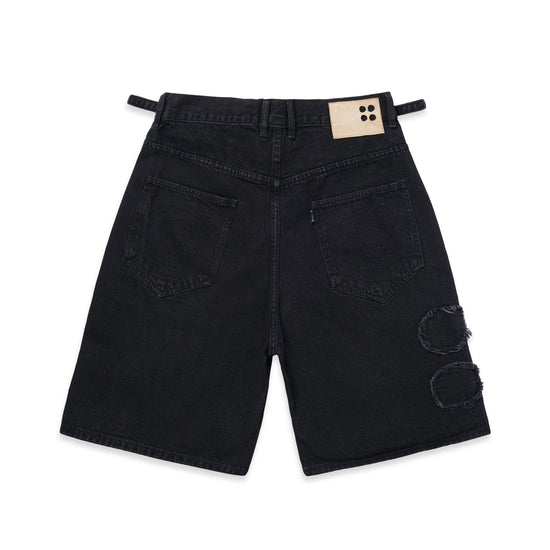 4-Hole Puncher Denim Shorts