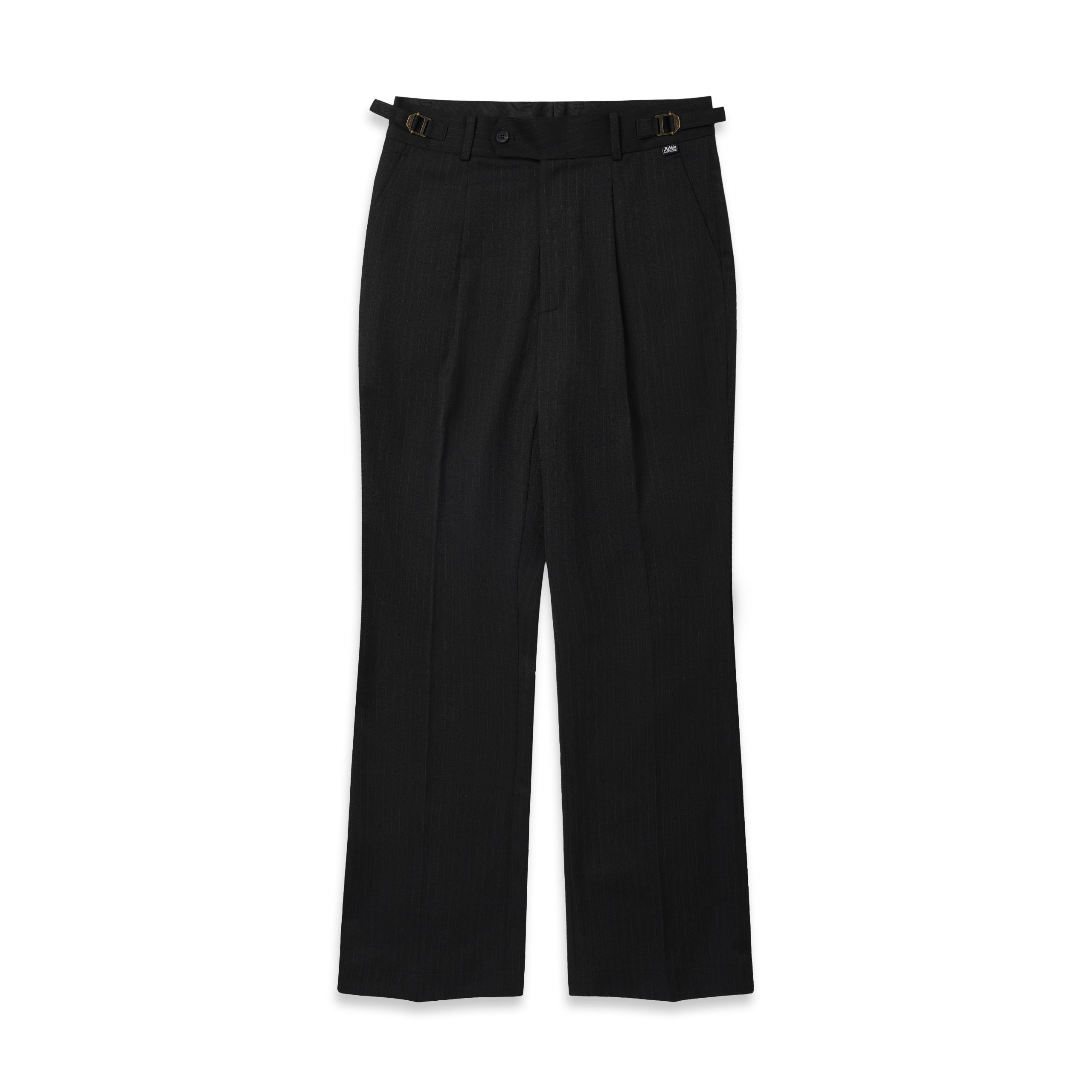 Classic Striped Tailored Pants