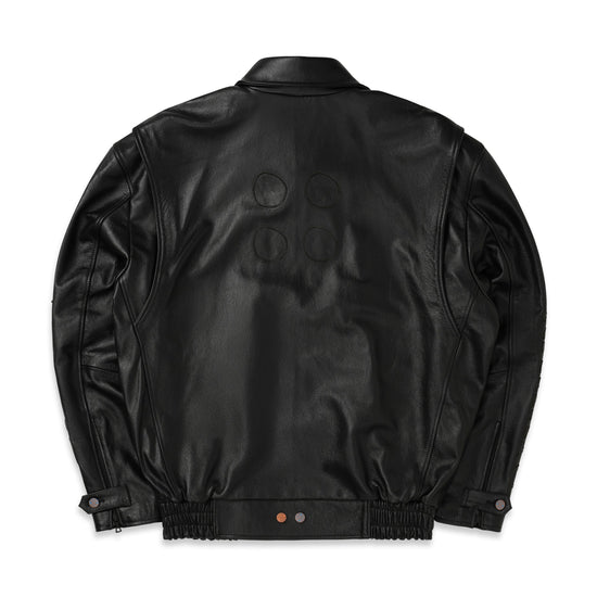 4-Hole Puncher Leather Jacket