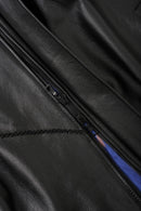 4-Hole Puncher Leather Jacket