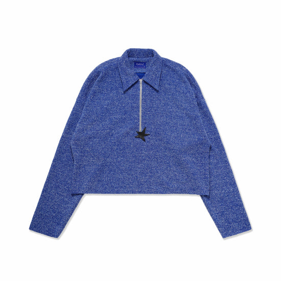 Blue Star Cropped Knitwear