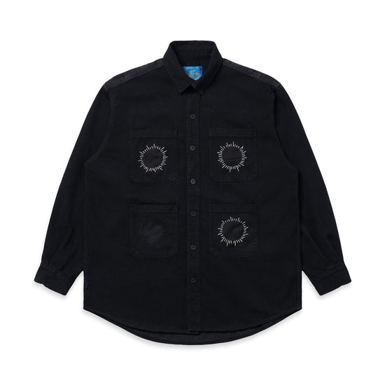 4-Hole Puncher Denim Shirt