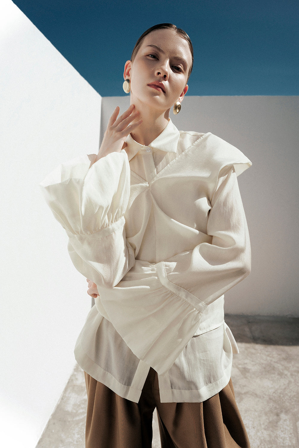 Calla Top Beige