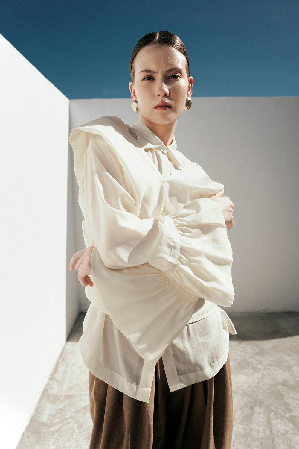 Calla Top Beige