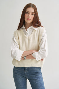 CABLE KNIT V MIXING