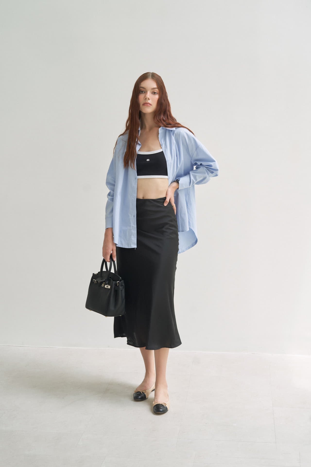 KENNY SILK SKIRT