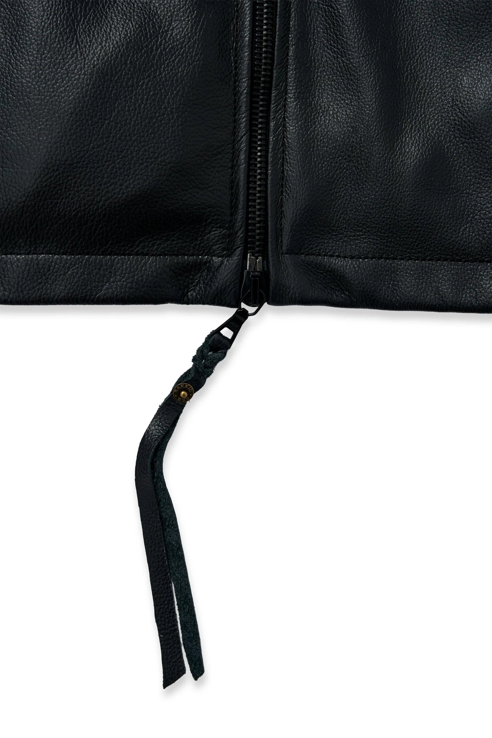 TATTOO Black Leather Jacket