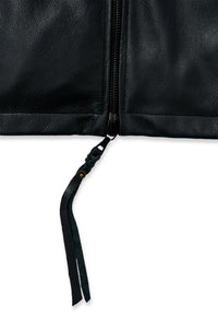 TATTOO Black Leather Jacket