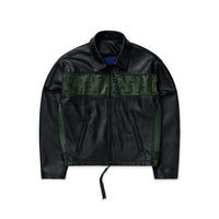 TATTOO Black Leather Jacket