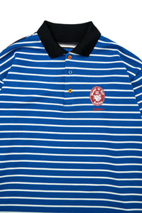 SLAB IT Blue&Black Striped Polo