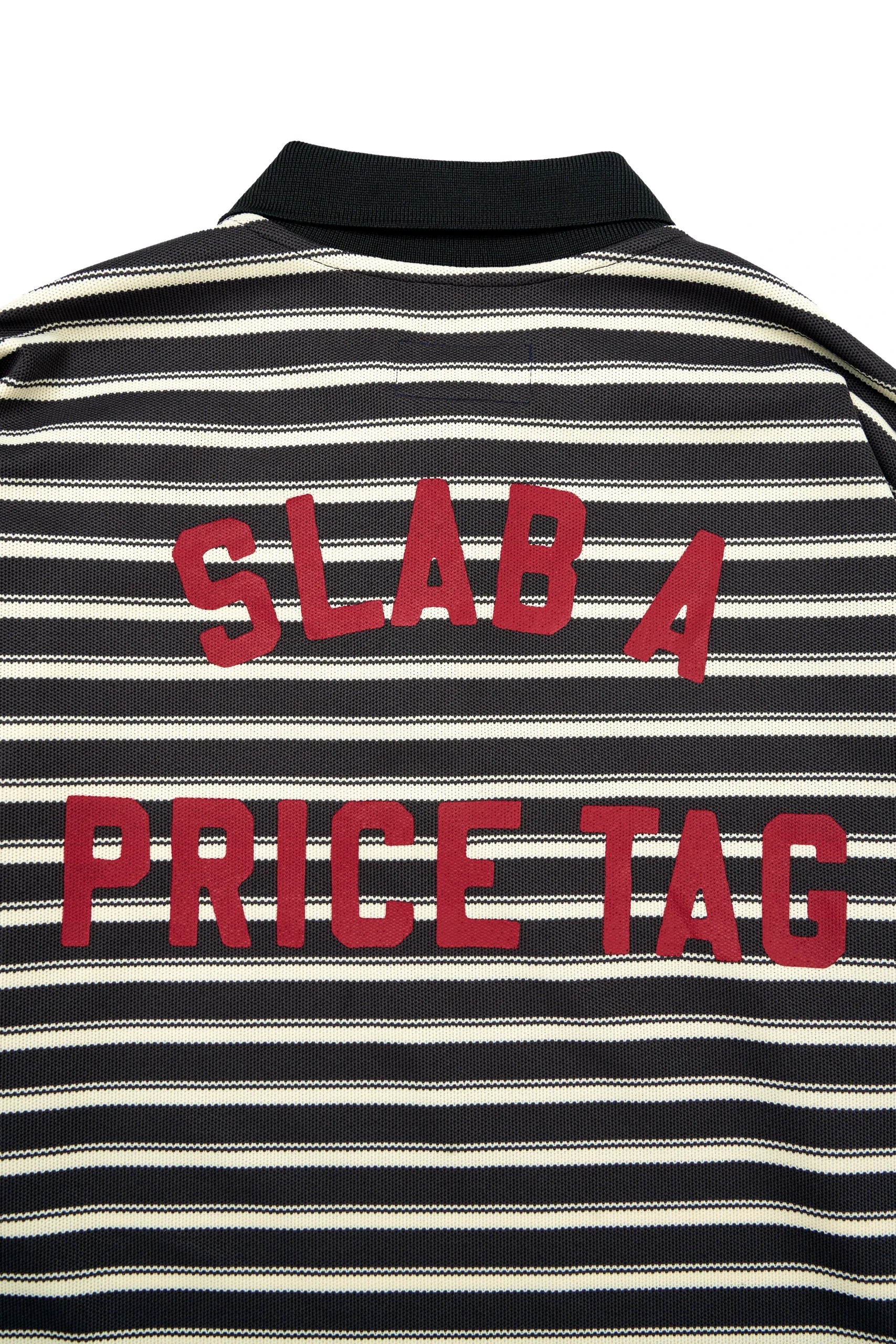 SLAB IT Blue&Black Striped Polo