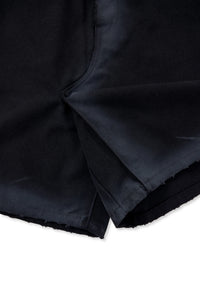 BIG L Black Canvas Shorts