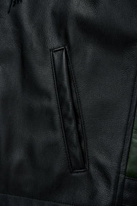 TATTOO Black Leather Jacket