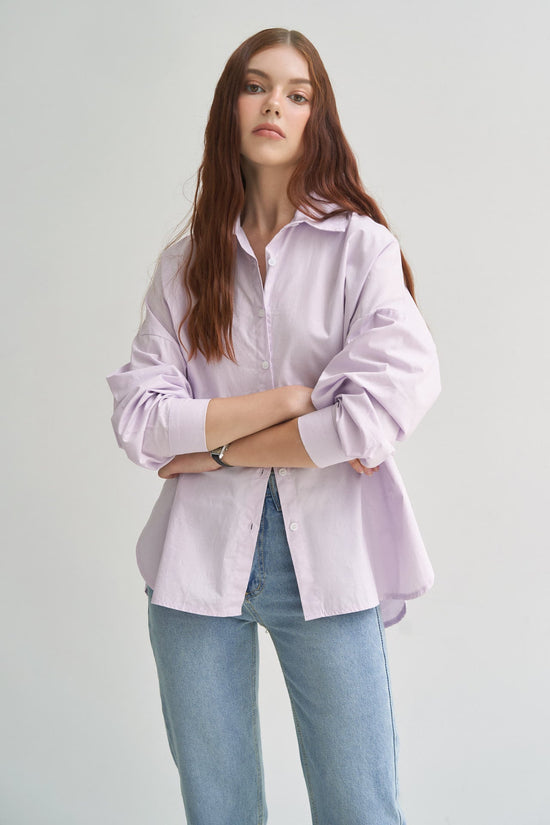 MELLO TORN OVERSIZE SHIRT